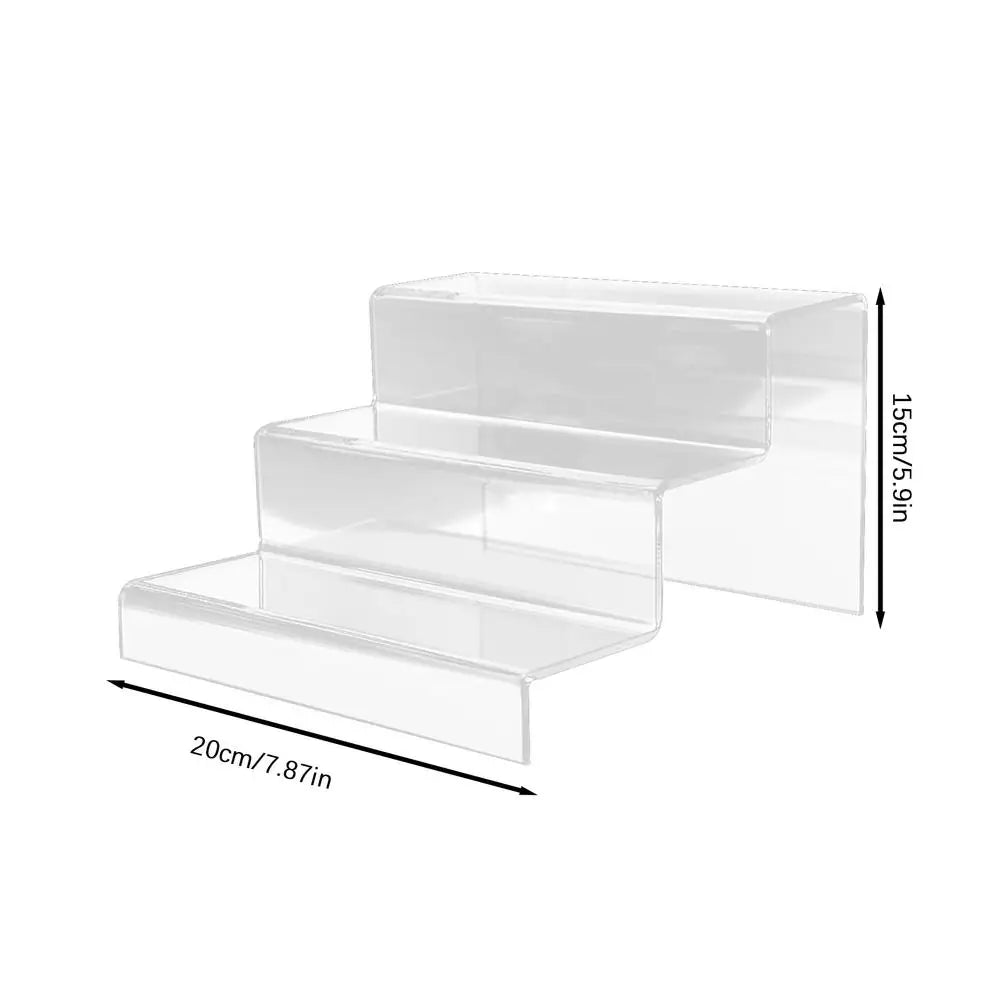 Acrylic Monitor Stand Durable Clear Laptop and Screen Riser Cake Jewelry Art Display Cabinet Hand Office Doll Decor Displaystand