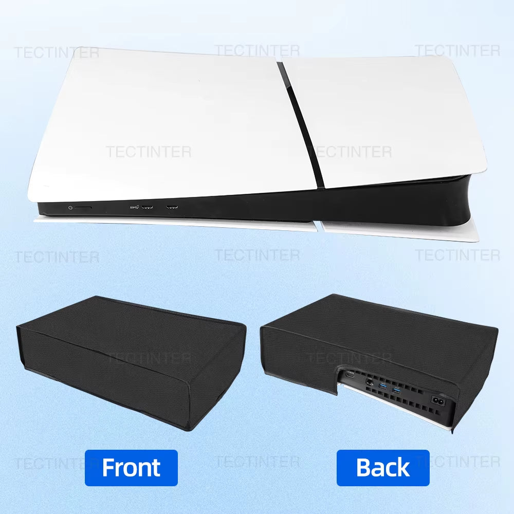 Horizontal Dust Proof Cover for Ps5/Slim/Pro Console Protector Case Anti-Scratch Sleeve Protective Cover for PS5 Accessories