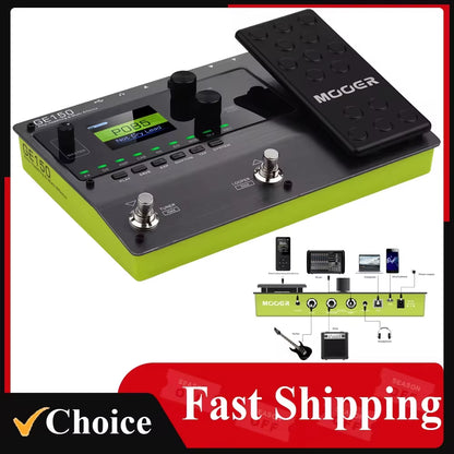 GE150 Amp Modelling & Multi Effects Pedal 55 Amplifier Models 151 Effects 80S Looper 40 Drum Rhythms 10 Metronome Tap