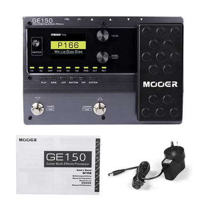 GE150 Amp Modelling & Multi Effects Pedal 55 Amplifier Models 151 Effects 80S Looper 40 Drum Rhythms 10 Metronome Tap