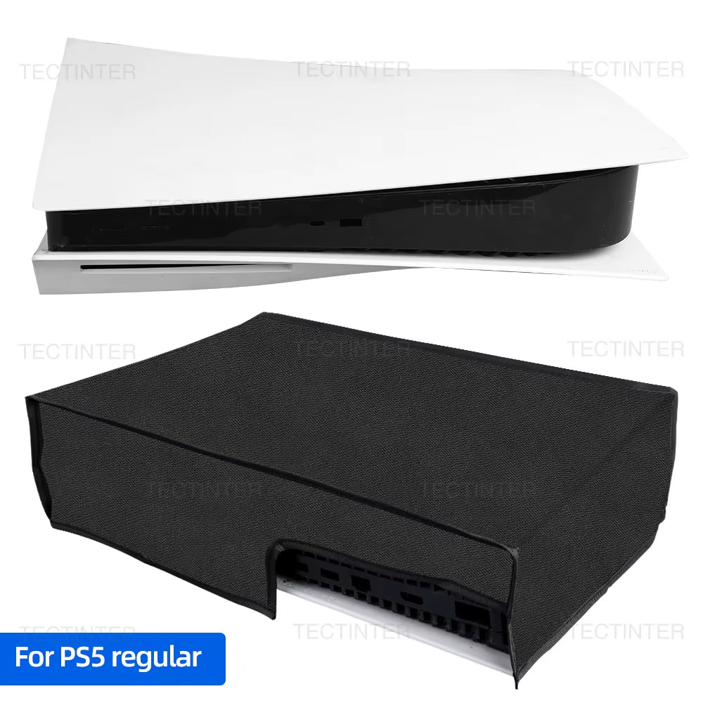 Horizontal Dust Proof Cover for Ps5/Slim/Pro Console Protector Case Anti-Scratch Sleeve Protective Cover for PS5 Accessories