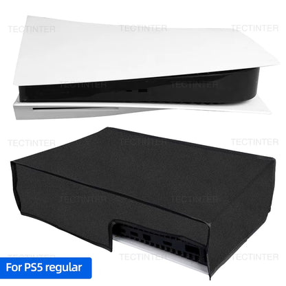 Horizontal Dust Proof Cover for Ps5/Slim/Pro Console Protector Case Anti-Scratch Sleeve Protective Cover for PS5 Accessories