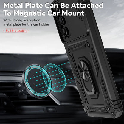 Slide Camera Lens Case for Samsung Galaxy A13 A23 A33 A53 A73 A22 A32 A52 A72 5G Armor Shockproof Coque for A04S M13 M23 M33 M53