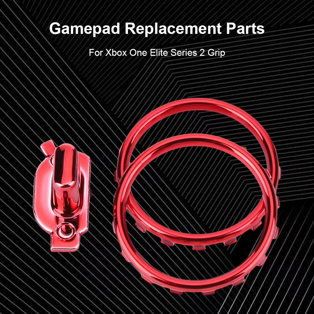 Accent Rings Replacement Kit Profile Switch Buttons Replacement Parts with Screwdriver for Xbox One Elite Series 2 Controller