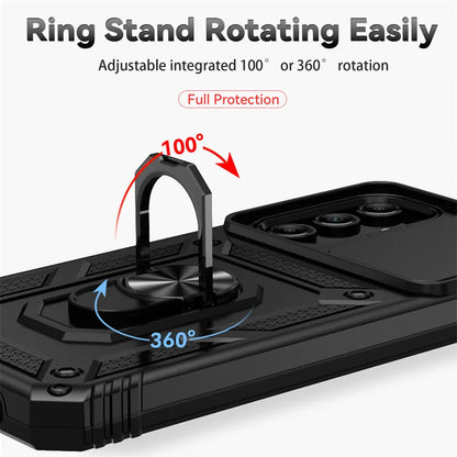 Slide Camera Lens Case for Samsung Galaxy A13 A23 A33 A53 A73 A22 A32 A52 A72 5G Armor Shockproof Coque for A04S M13 M23 M33 M53