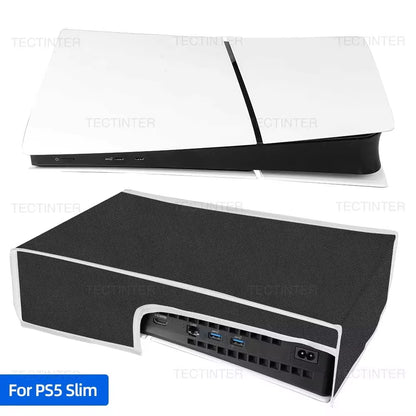 Horizontal Dust Proof Cover for Ps5/Slim/Pro Console Protector Case Anti-Scratch Sleeve Protective Cover for PS5 Accessories