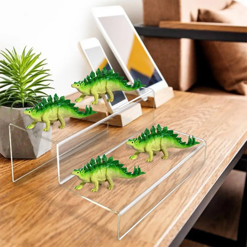 Acrylic Monitor Stand Durable Clear Laptop and Screen Riser Cake Jewelry Art Display Cabinet Hand Office Doll Decor Displaystand