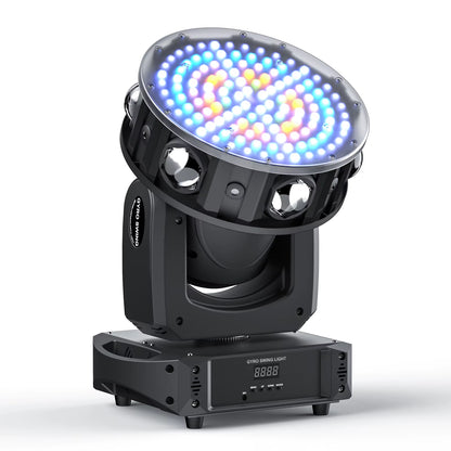 Mini LED 6X15W RGBW Moving Head Lighting 138PCS Bulbs Beam Lights DMX512 Stage Light for Disco KTV Party Lighting