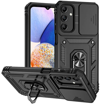 Slide Camera Lens Case for Samsung Galaxy A13 A23 A33 A53 A73 A22 A32 A52 A72 5G Armor Shockproof Coque for A04S M13 M23 M33 M53