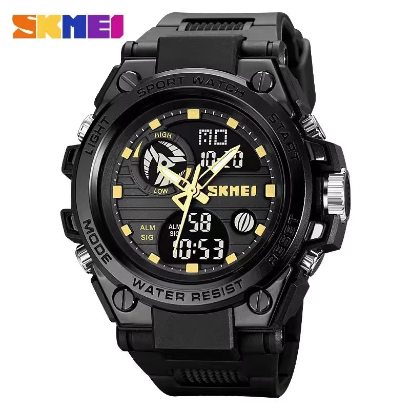 2031 Mens Multifunction Chrono Date 5Bar Waterproof Wristwatch Reloj Hombre Japan Digital Movement Back Light Sport Watche
