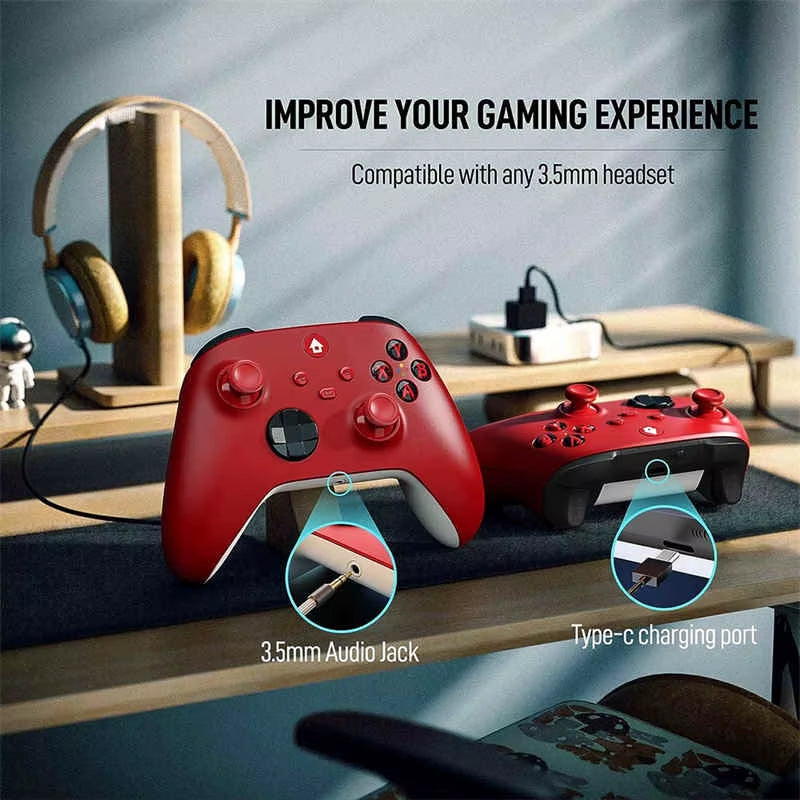 2025 New Wireless Controller Compatible with Xbox One, Xbox Series X/S, Xbox One X/S, PC with 2.4Ghz Wireless Adapter Gamepad